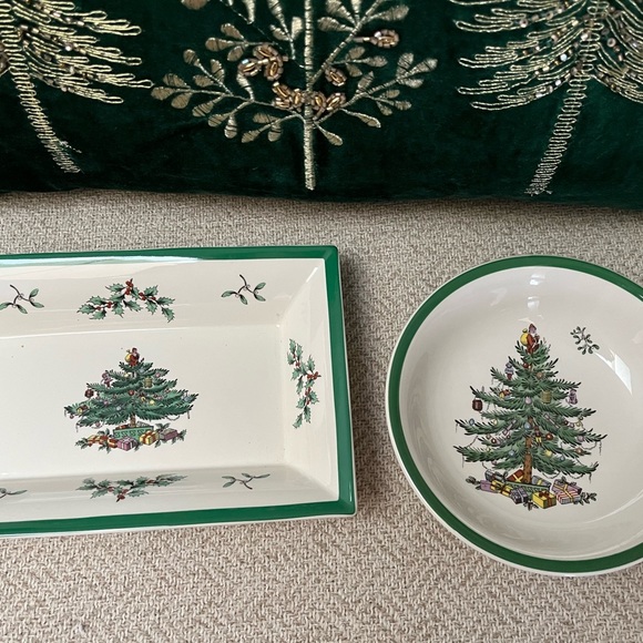 Spode Christmas Tree bowl and serving dish❣️ - Picture 2 of 7